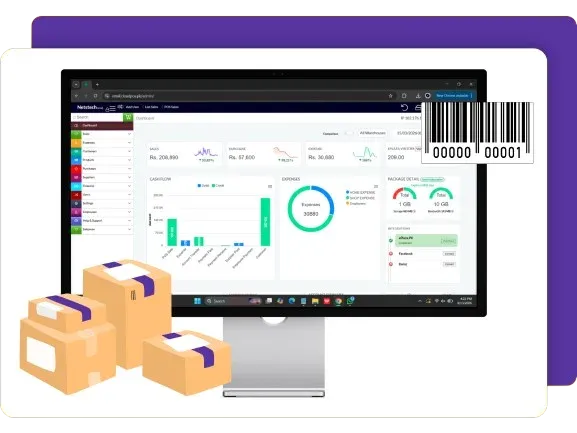 TCS Integration with CloudPOS in Pakistan mockup