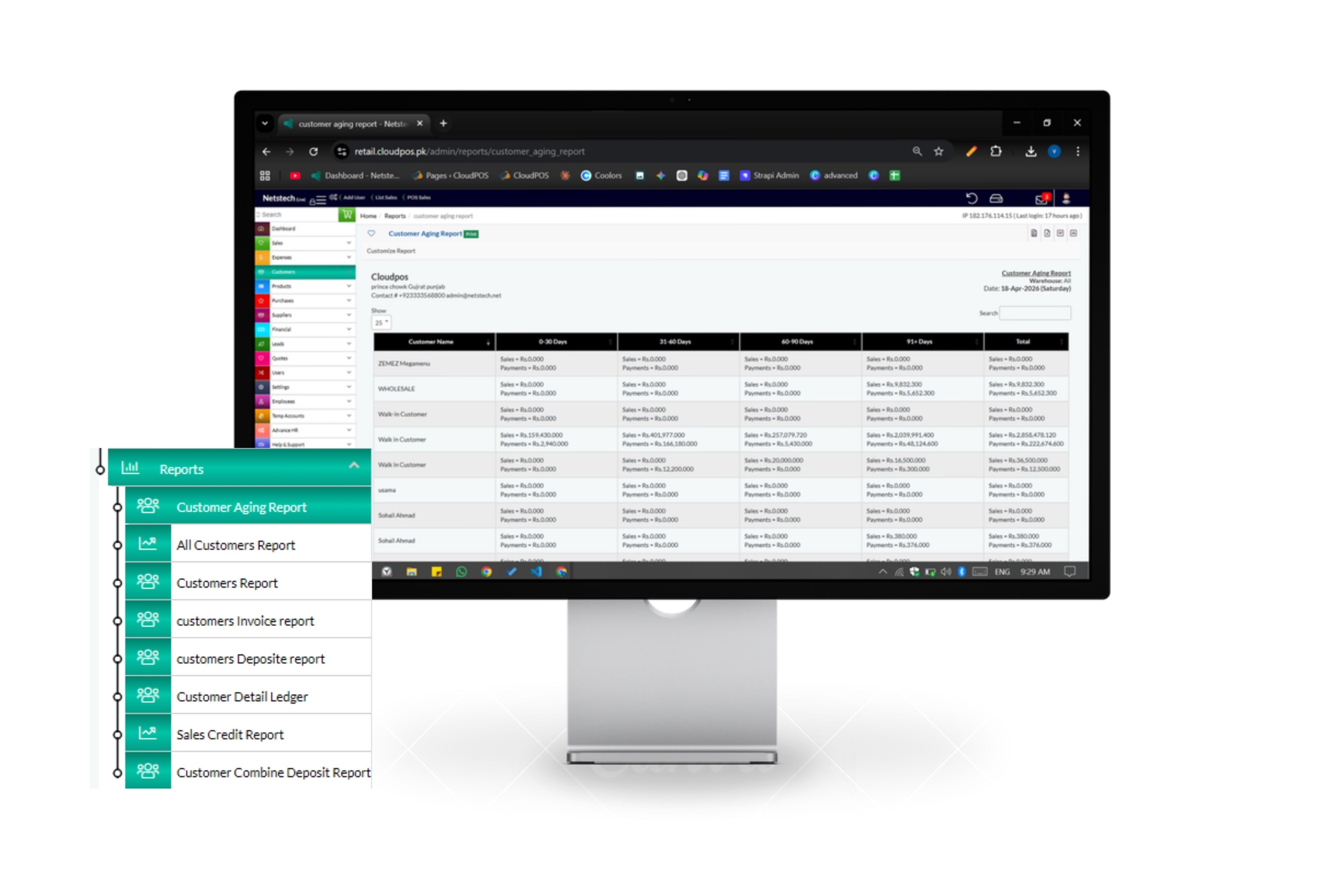Temporary account management software with account management for accurate temporary financial records.