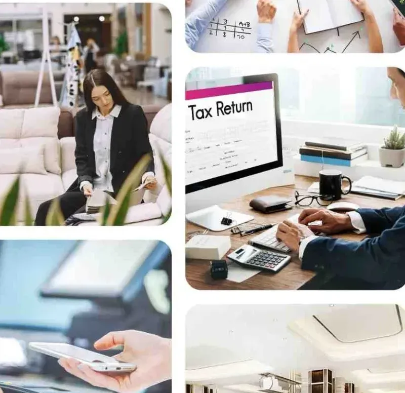 E-commerce and tax integration features for furniture store POS software