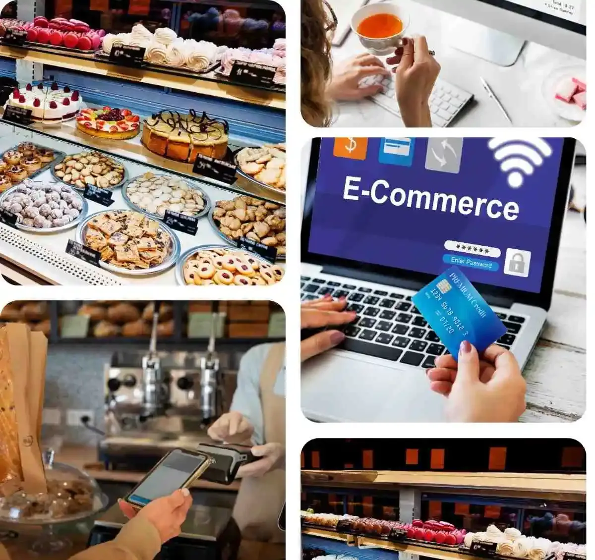 E-commerce and tax integration features for bakery shop POS software