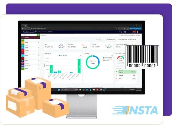 Insta World Integration with CloudPOS in Pakistan mockup