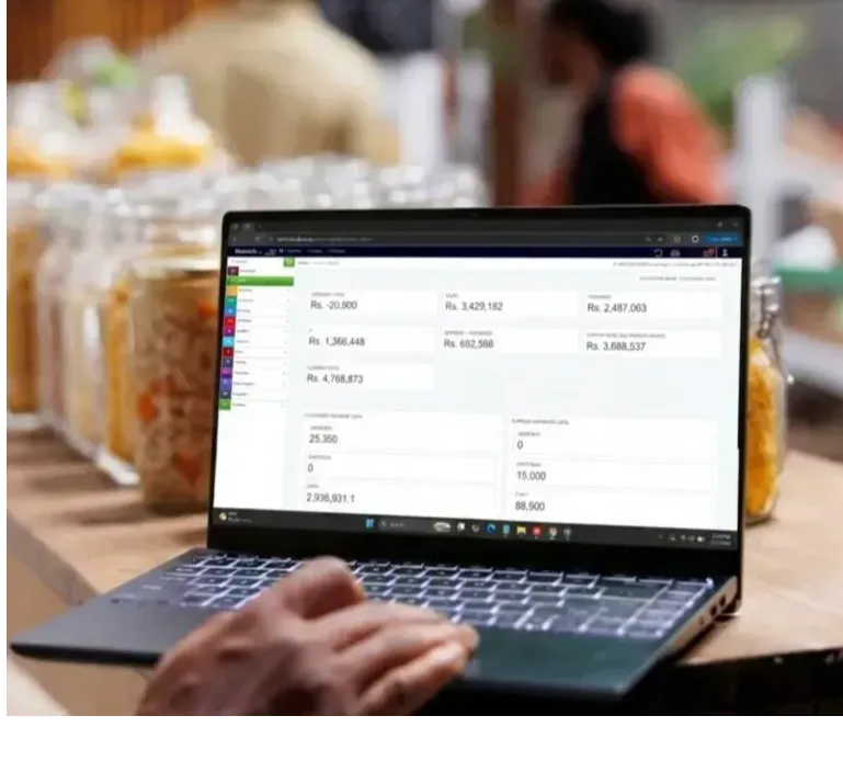 Supermarket POS software with AI-powered analytics, real-time insights, and sales reporting for smarter business decisions.
