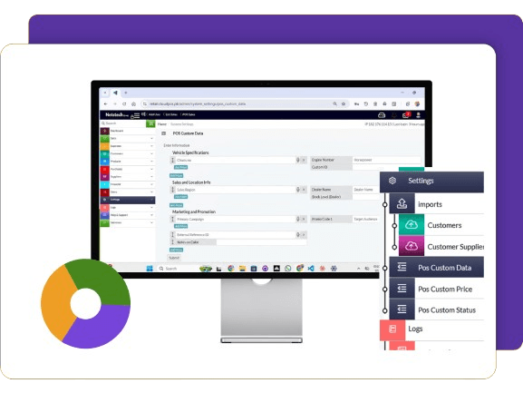 Features of CloudPOS Custom Menu mockup