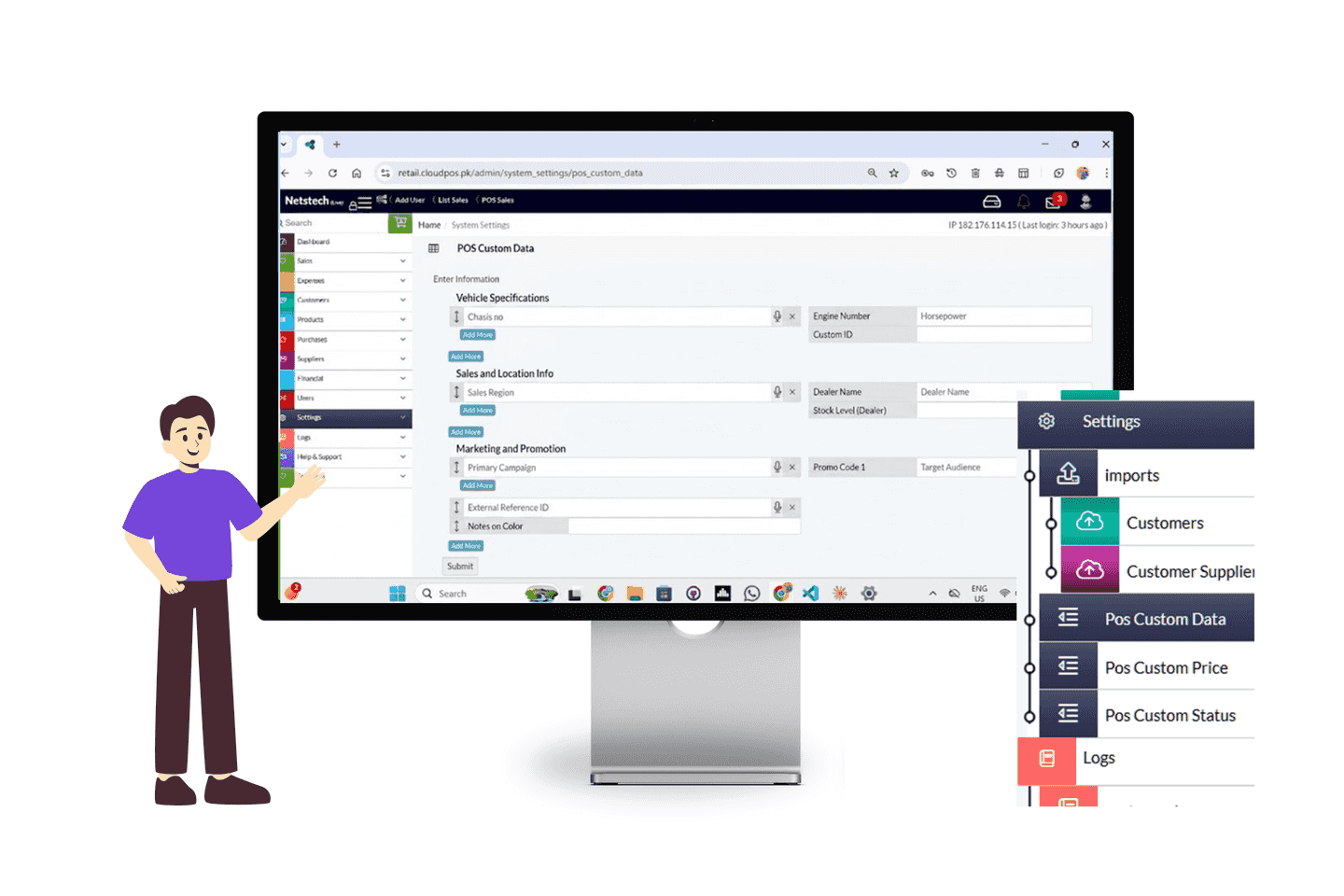 Custom menu system with dynamic menus and flexible option management.