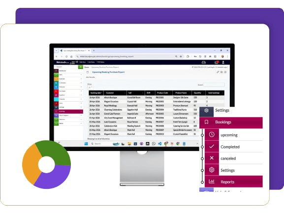  Feature of CloudPOS Booking Management mockup