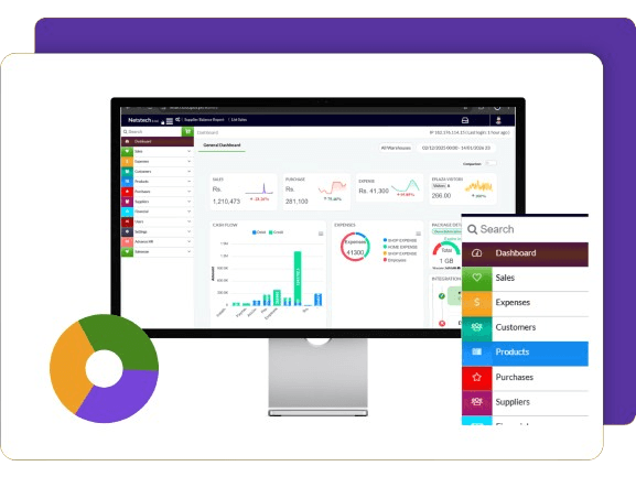 Features of CloudPOS Notification Management mockup