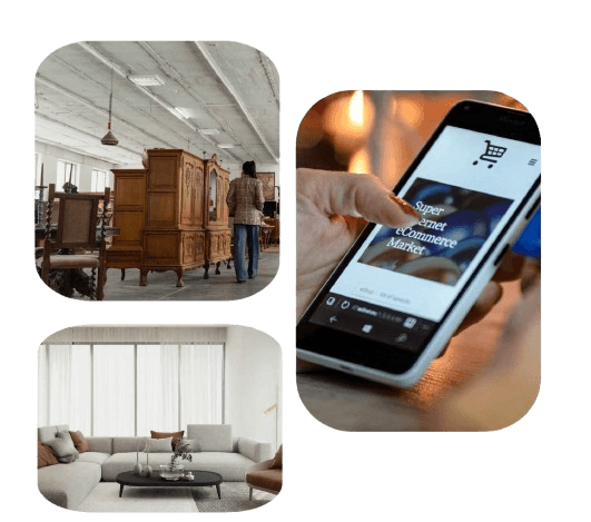 E-commerce and tax integration features for furniture store POS software
