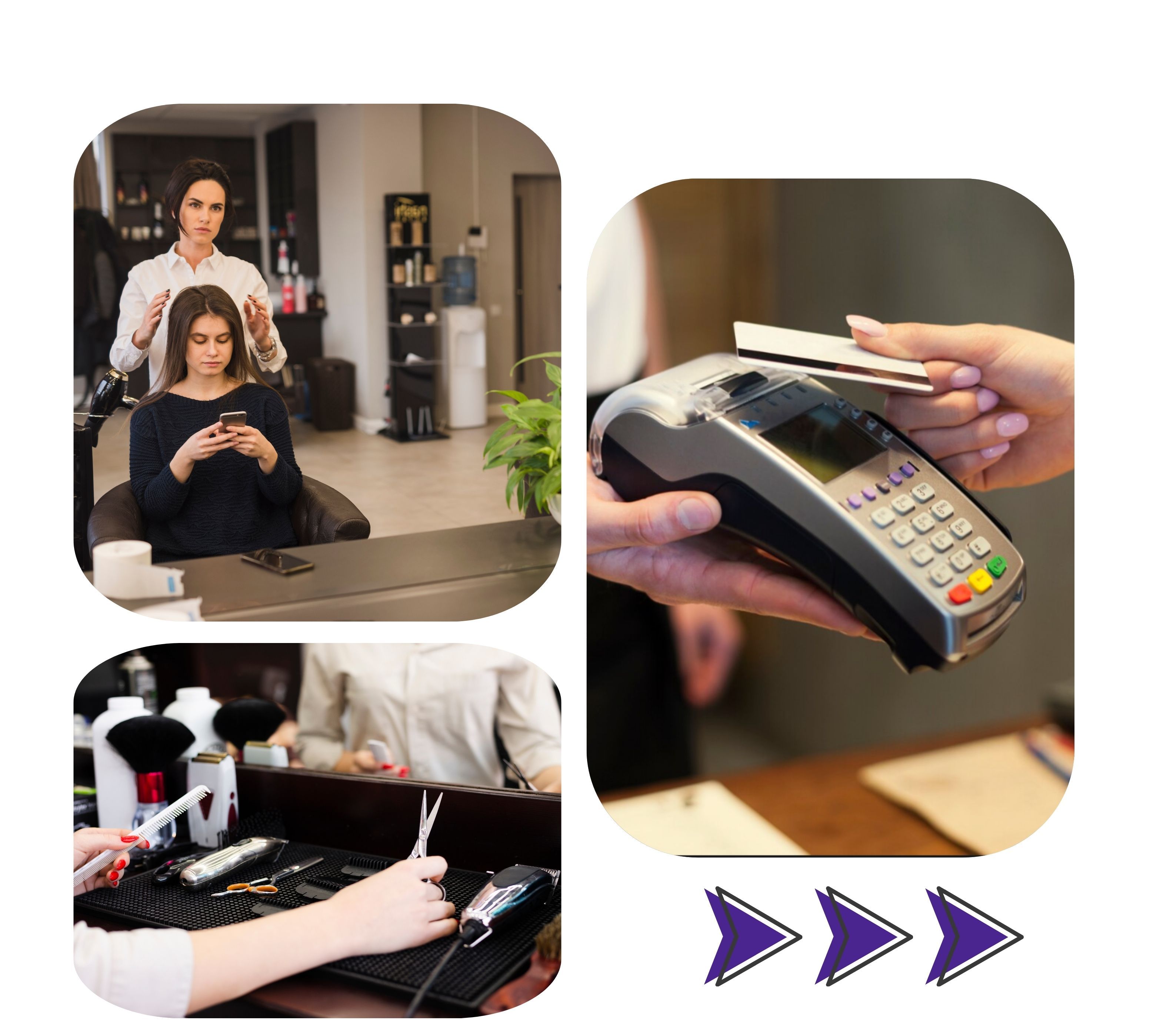 Salon POS system with secure user access, role-based permissions, and protected customer, appointment, and billing data.