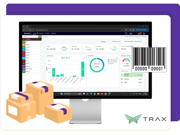 Trax Integration with CloudPOS in Pakistan mockup