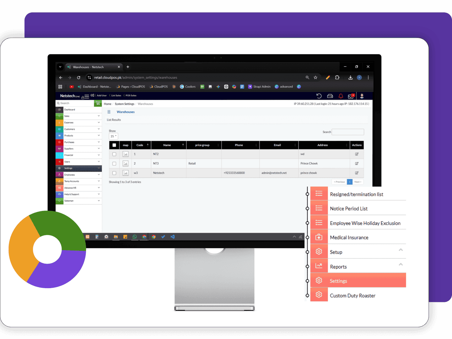 Features of CloudPOS Warehouse Management   mockup